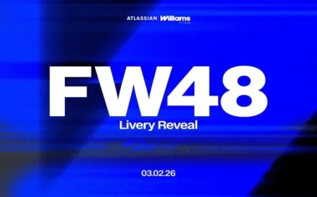 Williams F1 Team Unveils FW48 Livery on February 3