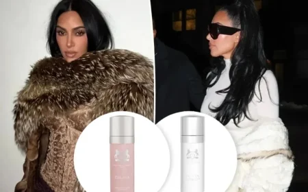 Kim Kardashian Wows with ‘Aspen Blowout Chic’ Hair Perfume on New Year’s Eve