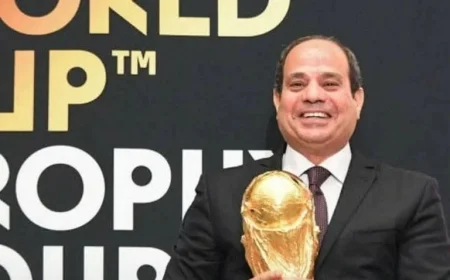 Sisi Welcomes FIFA Delegation in Cairo