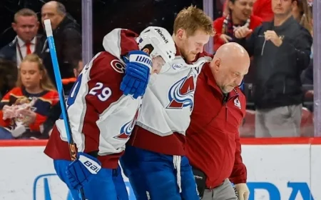 Avalanche’s Landeskog to Miss Weeks with Injury; Olympic Status Uncertain