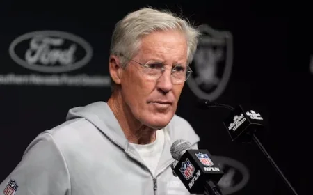Las Vegas Raiders Dismiss Pete Carroll as NFL Coaches Face Monday Firings