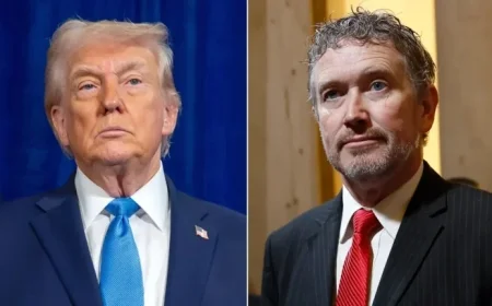 Trump Criticizes Republican Thomas Massie as Challenger Enters Election Race