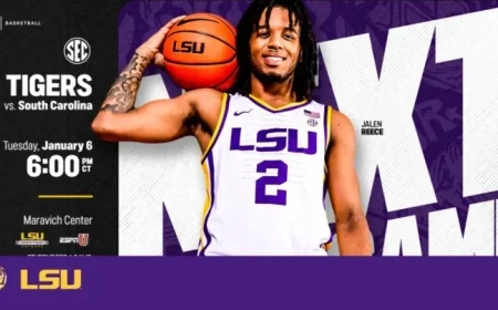 Basketball Tigers Host South Carolina in SEC Home Opener Tuesday Night