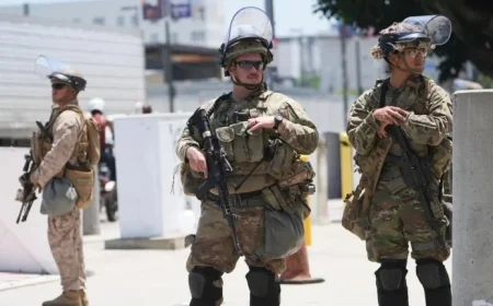 Federalized National Guard Demobilized in Oregon, Illinois, and California