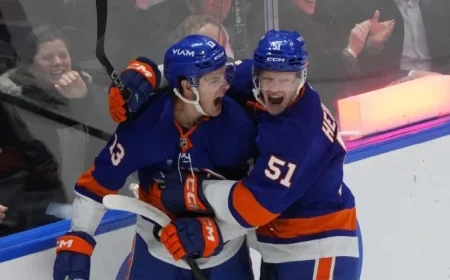 Barzal Scores First, Ending Stalemate