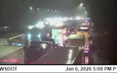 I-90 Reopens After Series of Crashes