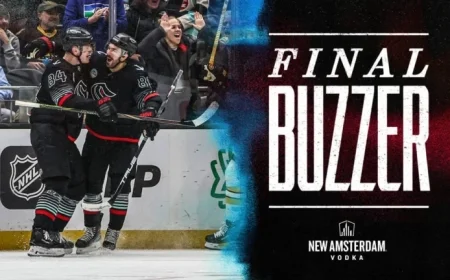 Catton’s Double Secures Kraken’s Ninth Straight Victory