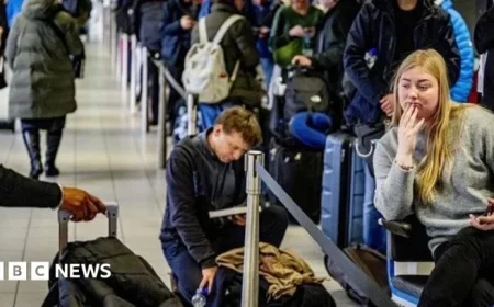 Snowstorm Disrupts Europe: Six Dead, Hundreds of Flights Cancelled