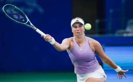 Tauson Stumbles in Brisbane, Loses to World No. 113