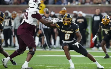 Missouri’s Damon Wilson II Re-enters Transfer Portal Amid Georgia Legal Dispute