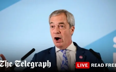 Farage Unveils Laila Cunningham as Reform’s London Mayoral Candidate – Watch Live