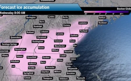 Icy Conditions Tonight May Disrupt Travel in Parts of Massachusetts