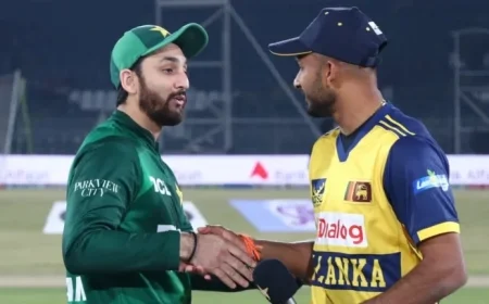 Captains Shanaka, Agha Lead Sri Lanka, Pakistan in World Cup Preparations