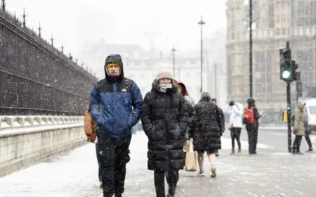 Amber Snow Warning Issued by Met Office: Dangerous Travel and Life-Risking Winds