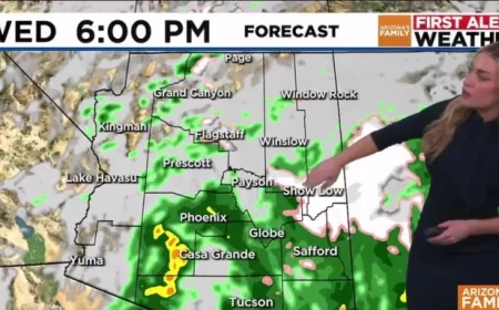 Arizona Braces for Rain, Snow, and Falling Temperatures