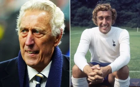 Legendary Tottenham and England Striker Martin Chivers Passes Away at 80