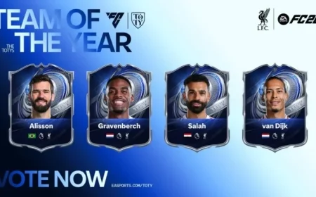 Four Reds Nominated for EA SPORTS FC™ 26 Team of the Year