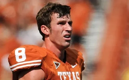 Ex-Texas Longhorns Star Jordan Shipley Critically Injured in Ranch Fire