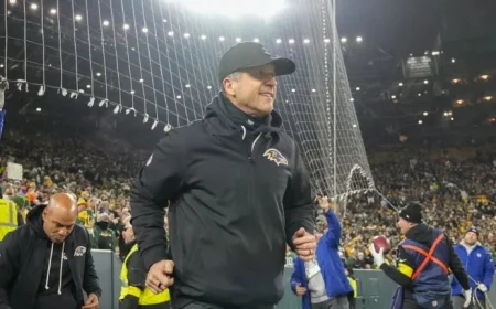 Team Inquires About Hiring Coach John Harbaugh