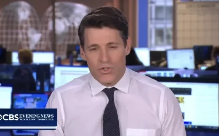 Tony Dokoupil Faces Challenges in First Week as CBS News Anchor