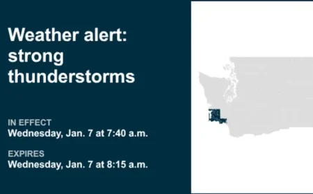 Pea-Sized Hail and Thunderstorms Hit Southwest Washington Wednesday