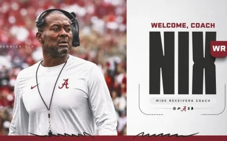 Derrick Nix Joins Crimson Tide Football Coaching Team