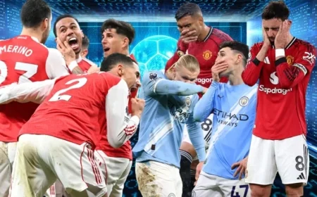 Supercomputer Predicts Premier League Finale: Man City Bolsters Arsenal’s Title Hopes