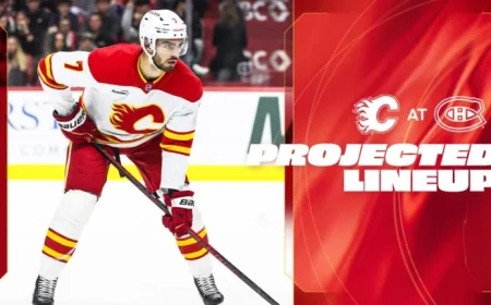 Flames Face Canadiens: Predicted Lineup Revealed