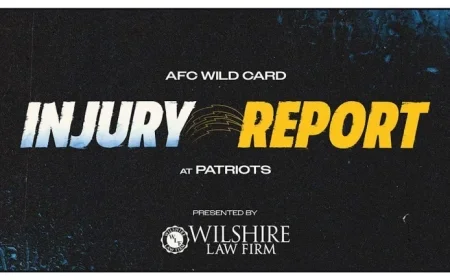 Injury Updates: Chargers vs. Patriots Wild Card Round 2025