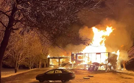Major Fire in Champlain Puts Two Lives at Risk