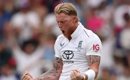 England Captain Ben Stokes Traps Weatherald LBW, Breakthrough in Fifth Ashes Test