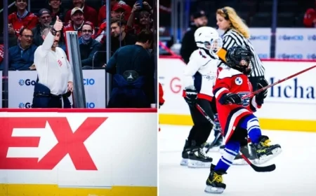 Ovechkin Celebrates Son’s Performance in ‘Mites on Ice’ Event