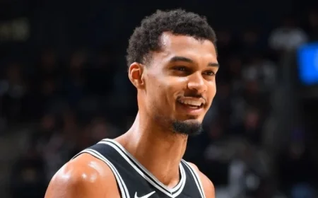 Spurs’ Wembanyama (knee) sidelined for Blazers matchup