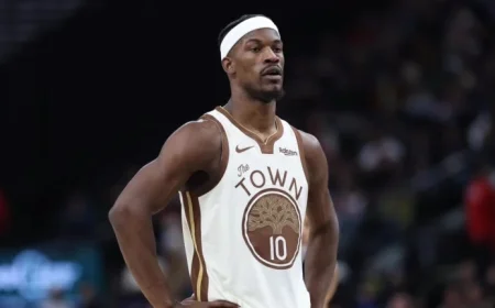 Warriors’ Jimmy Butler Stuns in Fashionable Outfit for Hello Kitty Night