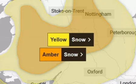 Met Office Upgrades Coventry Snow Warning to Amber in 13-Hour Alert