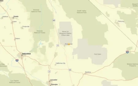 Earthquake of 3.3 Magnitude Strikes Near Ridgecrest, California on Jan. 7