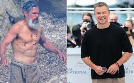Matt Damon Achieves ‘High School’ Weight for Epic Role in ‘The Odyssey’