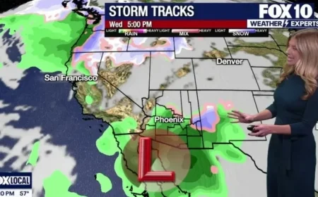 Arizona Braces for First of Two Storms Moving Across the State