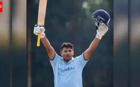 Sarfaraz Khan Sets Record With Fastest Fifty, Hits 30 in Over