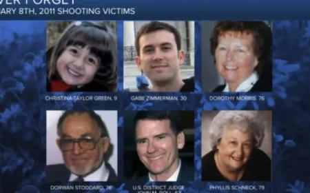 Commemorating 15 Years Since the Tragic Tucson Shooting Victims