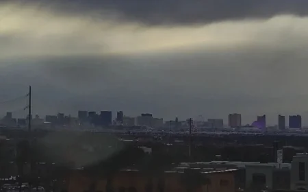 Las Vegas Faces Power Outages as Gusty Winds Hit