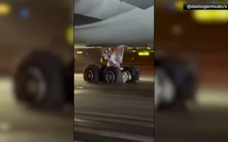Plane Tires Burst during Landing at Atlanta’s Airport, Passengers Share Ordeal
