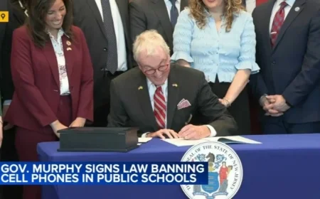 New Jersey Enacts Law for Phone-Free Schools Under Governor Murphy