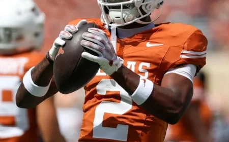 Texas WR Jaime Ffrench Enters NCAA Transfer Portal