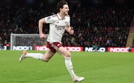 Rice Discusses Squad Competition, Personal Form, and Facing Liverpool