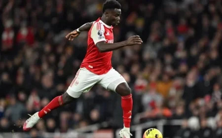 Saka and Trossard Rejoin Squad for Liverpool Clash