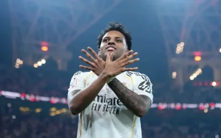 Rodrygo Scores in Third Consecutive Match for Real Madrid