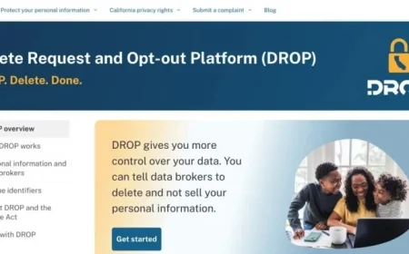 California Launches Tool to Halt Online Personal Data Collection and Sale