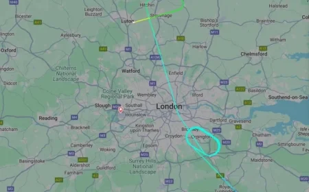 Iberia Flight’s Double Diversion Redirects Paris Passengers to Luton