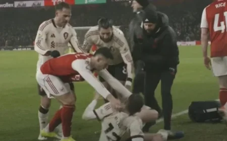 Arsenal Star Incites Brawl, Injures Liverpool Ace in Intense Clash